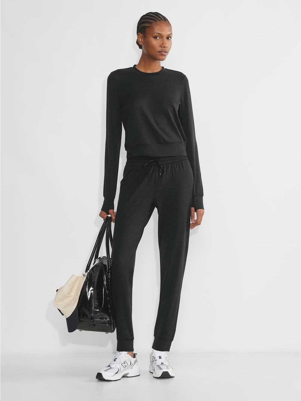 Wilfred Black Slim Jogger Pants